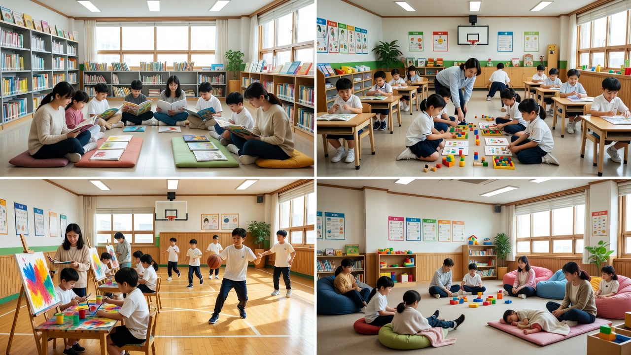 초등방과후 프로그램 종류별 운영 모습