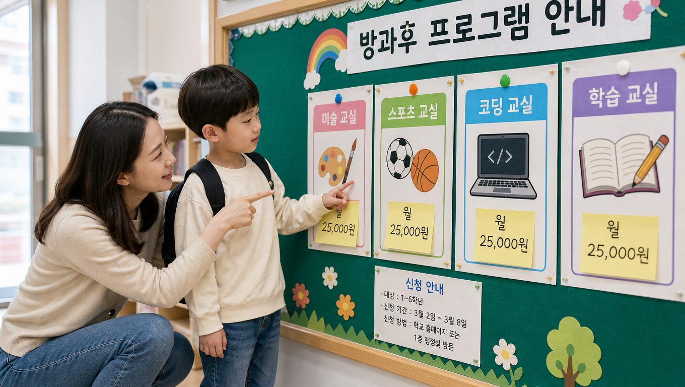 초등 방과후 수업 유형과 선택 시 확인할 점