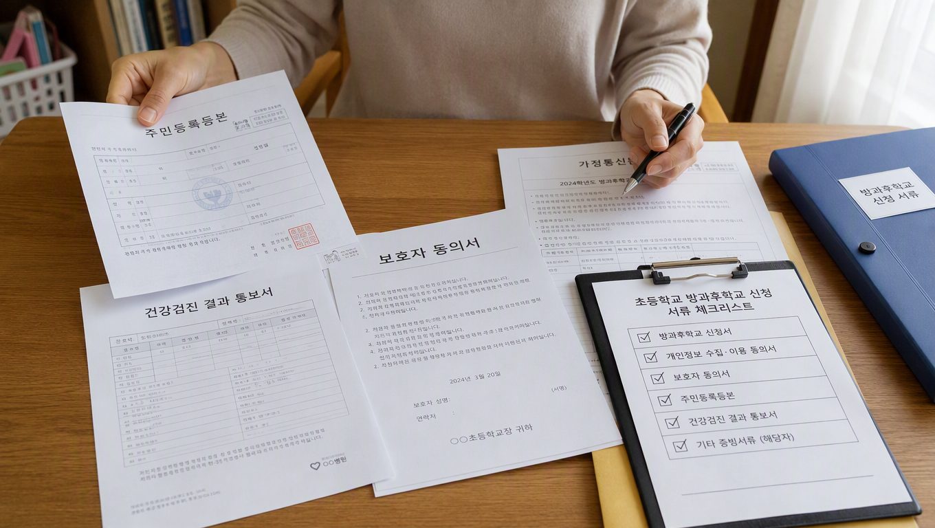 초등 방과후 신청 방법과 준비 서류·체크리스트