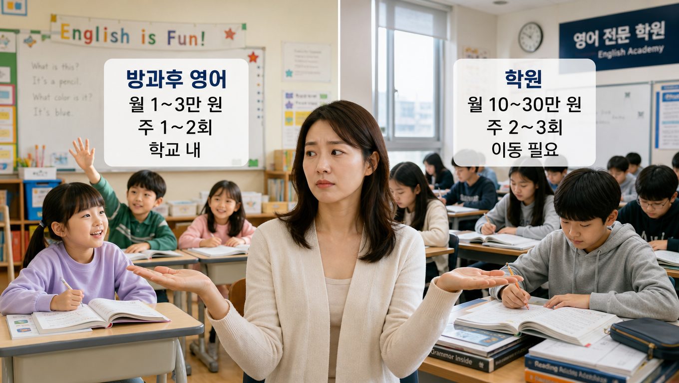초등 방과후 영어 수업 비용과 지원 혜택