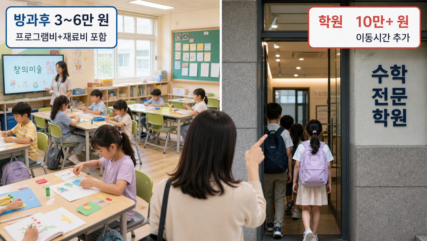 방과후 학습 프로그램 선택 기준과 실제 비용 비교