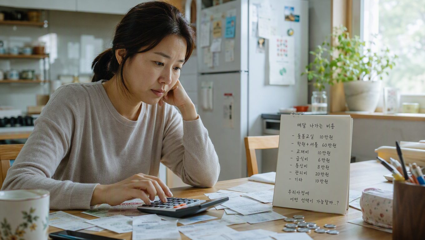초등 방과후 돌봄과 학원을 병행할 때 비용과 시간은 어떻게 될까
