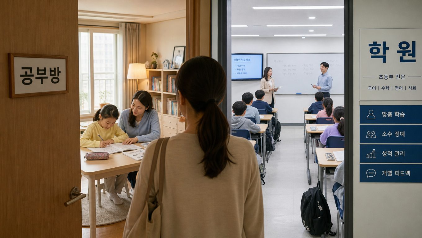 공부방 학원 차이, 초등학생에게 맞는 수업 방식을 찾아보세요